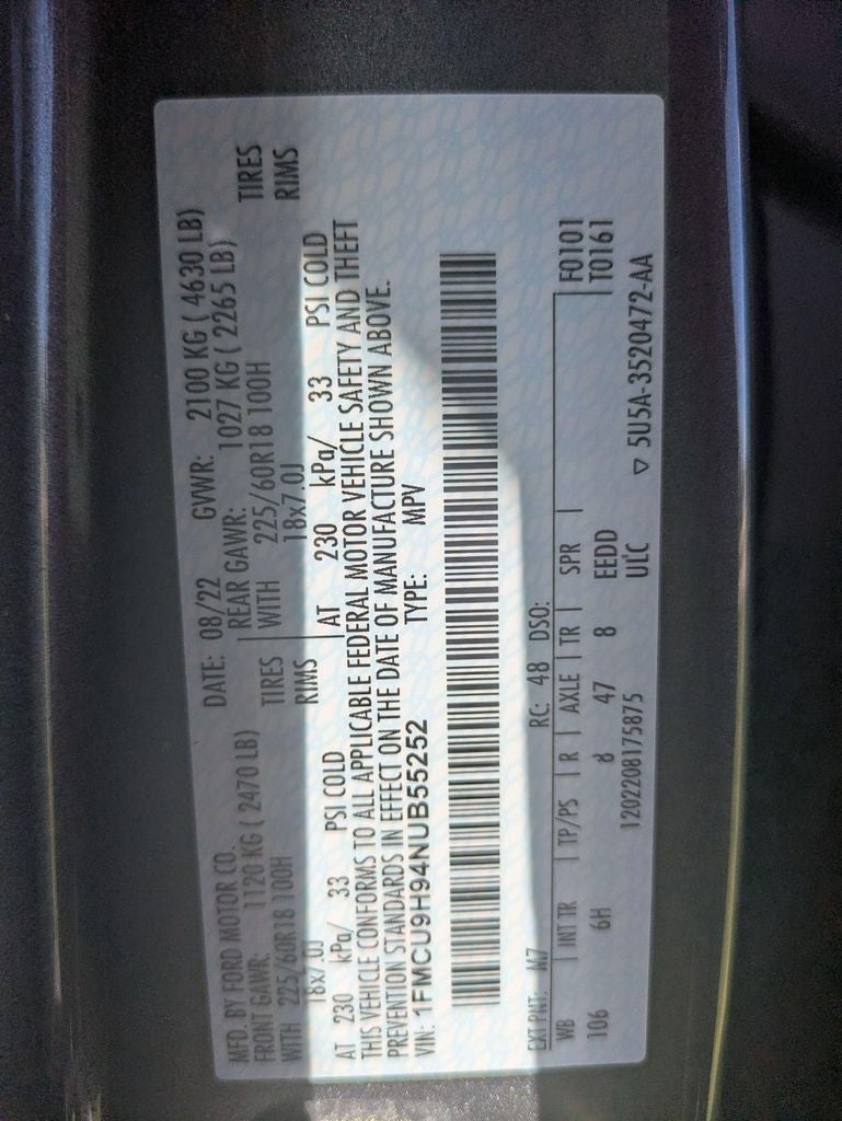 2022 Ford Escape SEL