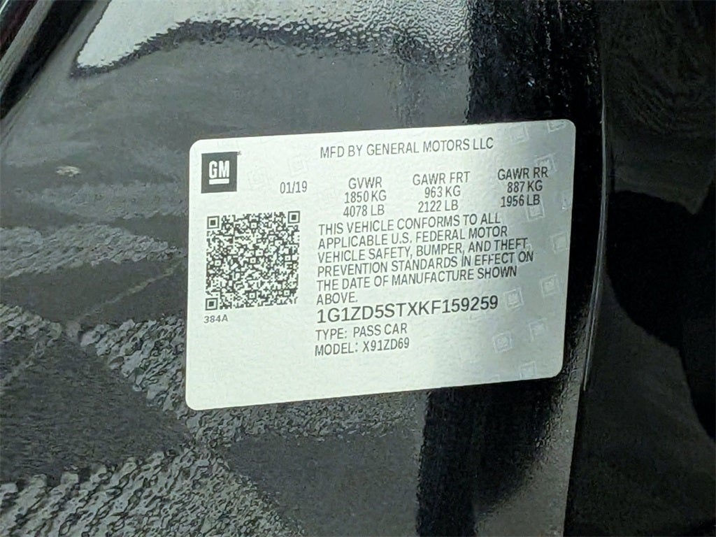 2019 Chevrolet Malibu LT