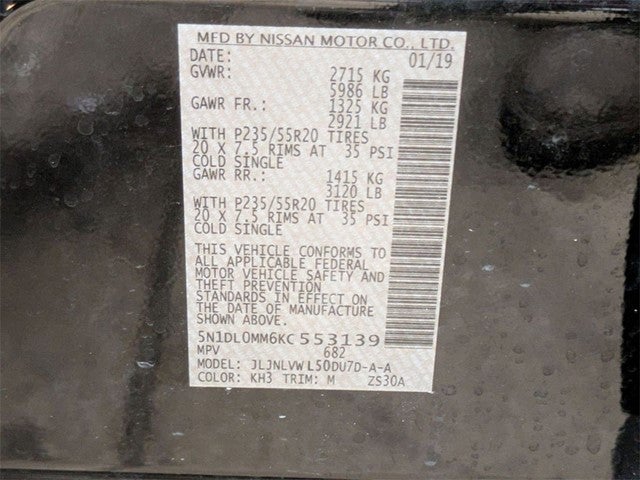 2019 INFINITI QX60 LUXE