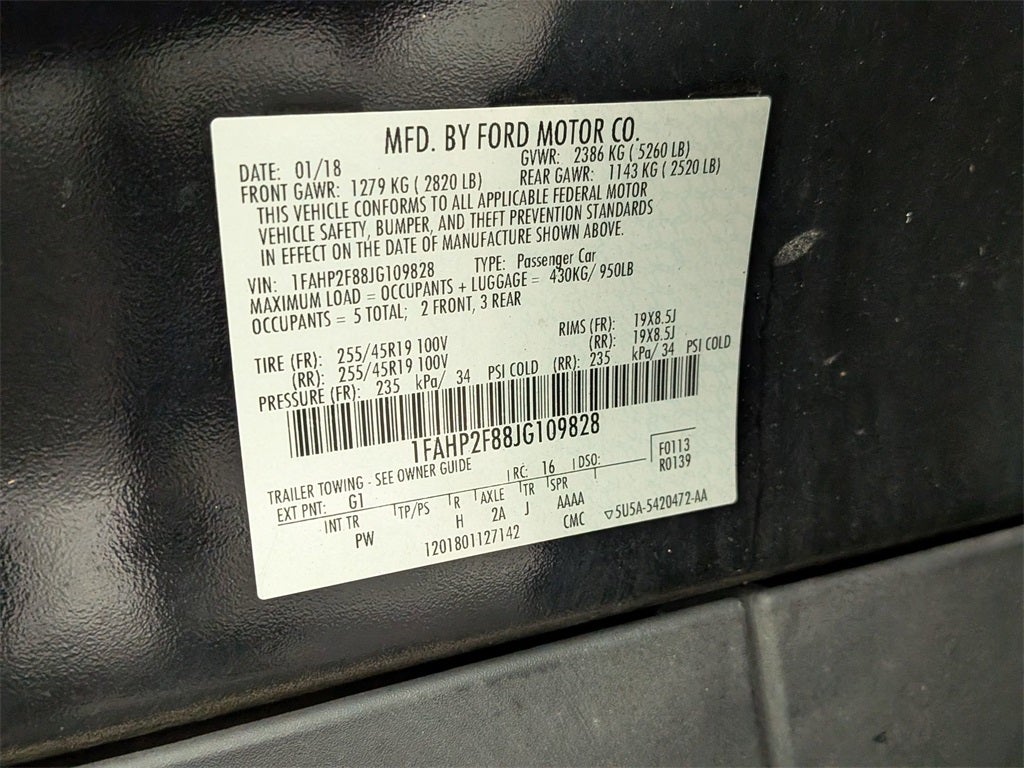 2018 Ford Taurus Limited