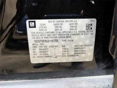 2018 Chevrolet Colorado Z71