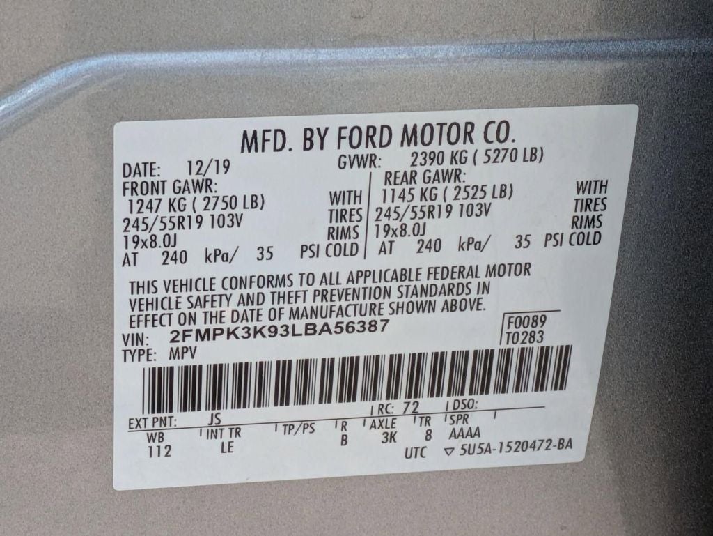 2020 Ford Edge Titanium