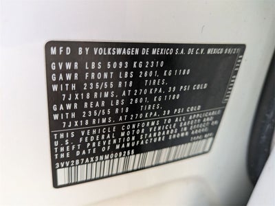 2022 Volkswagen Tiguan 2.0T SE