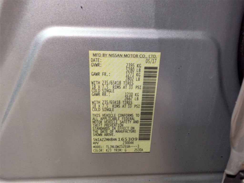 2017 Nissan Murano SV