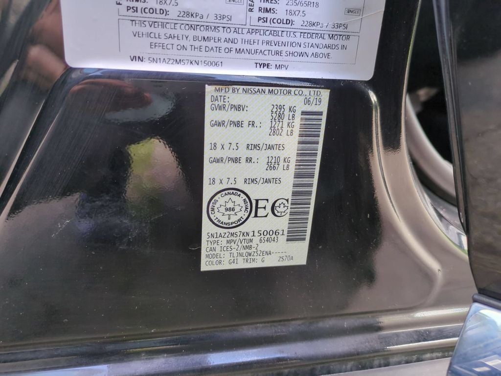 2019 Nissan Murano SV
