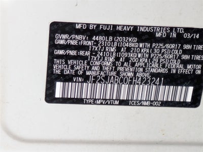 2015 Subaru Forester 2.5i