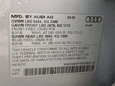 2019 Audi Q5 2.0T Premium quattro