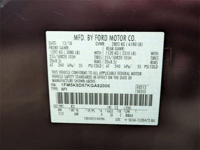 2019 Ford Explorer XLT