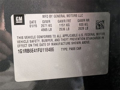 2015 Chevrolet Volt Base