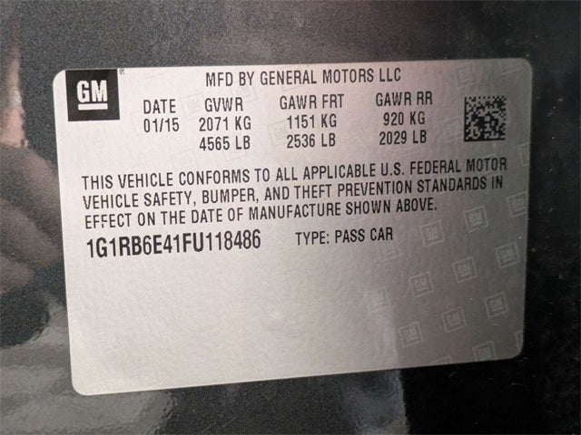 2015 Chevrolet Volt Base