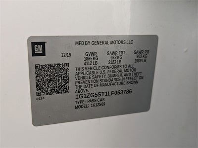 2020 Chevrolet Malibu RS