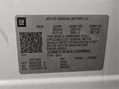 2018 Chevrolet Traverse Premier