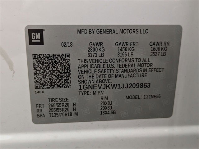 2018 Chevrolet Traverse Premier