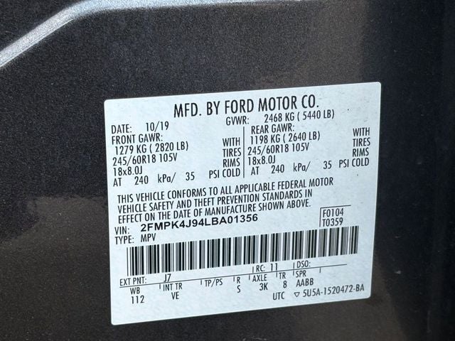 2020 Ford Edge SEL