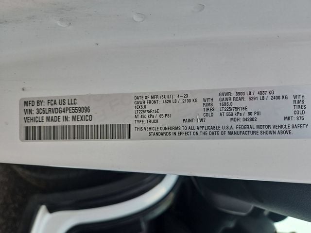 2023 RAM ProMaster 2500 High Roof