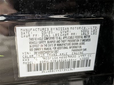 2025 Nissan Sentra SV