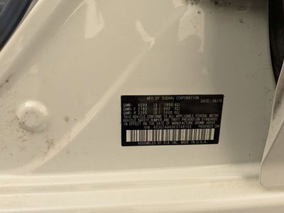 2019 Subaru Impreza 2.0i