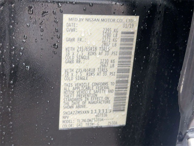 2019 Nissan Murano SV