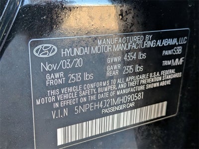 2021 Hyundai Sonata Limited