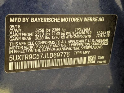 2018 BMW X3 xDrive30i