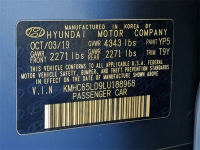 2020 Hyundai Ioniq Plug-In Hybrid SE