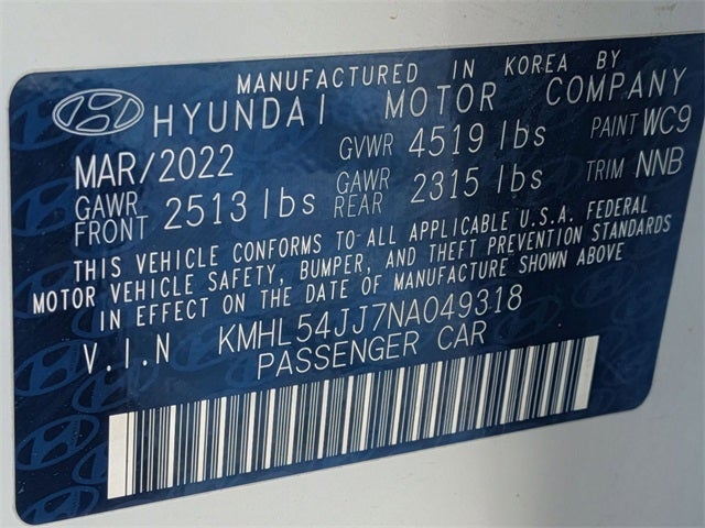 2022 Hyundai Sonata Hybrid Limited