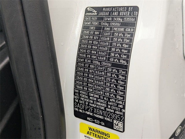 2022 Jaguar E-PACE P250 SE