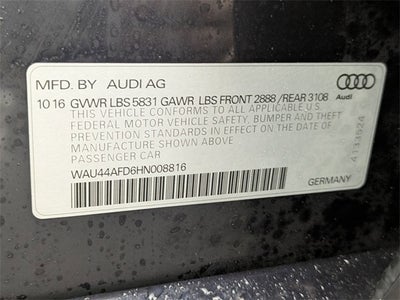 2017 Audi A8 L 3.0T quattro