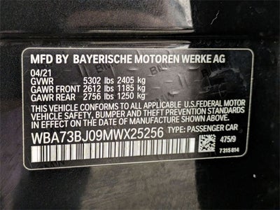 2021 BMW 5 Series 540i xDrive